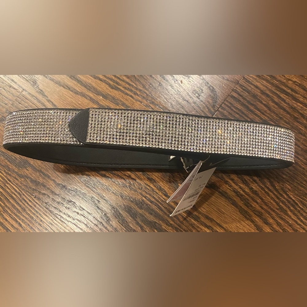 NWT Topshop “rhinestone” belt, snap closure (no stretch), XS/S.